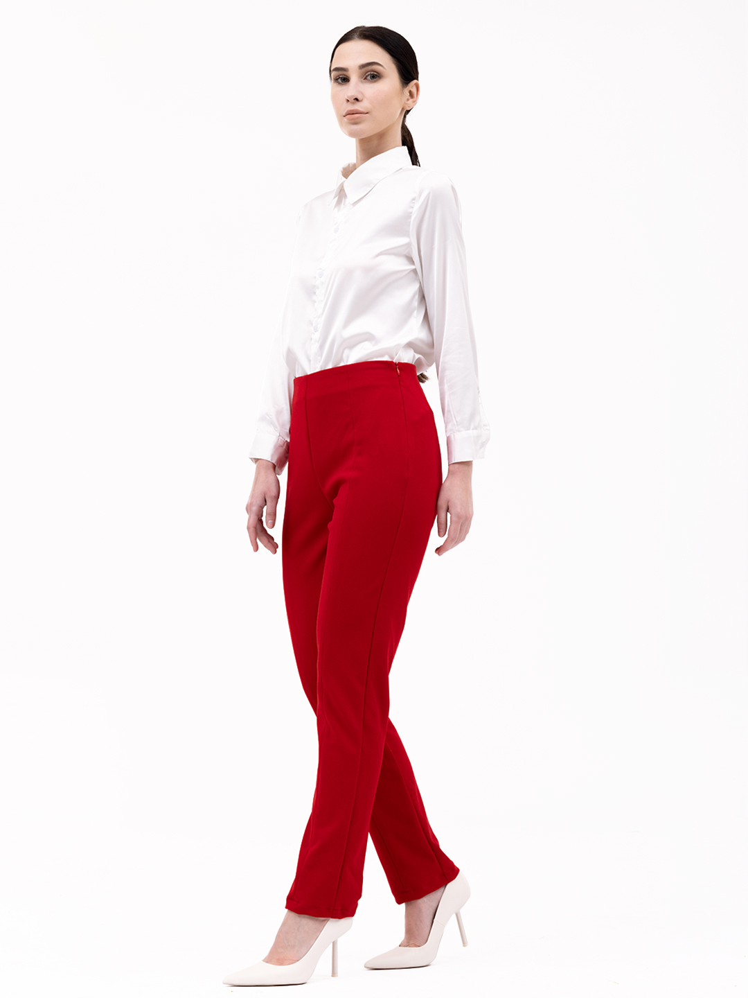 Formal Windsor Trousers Red -2
